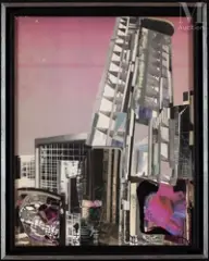 Sans titre by Alix Rist, Collage sur isorel, sold May 2023