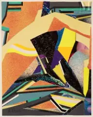 Never more by Alix Rist, Collage sur isorel, sold May 2023