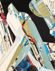 Départ by Alix Rist, Collage sur isorel, sold May 2023