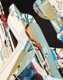 Départ by Alix Rist, Collage sur isorel, sold May 2023