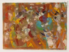 Sans titre by Joe Downing, Gouache et aquarelle sur papier, sold Apr 2023