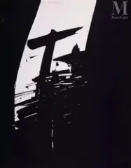 Sans titre by André Marfaing, 1972, Sérigraphie en noir, épreuve, sold Apr 2023