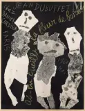 As-tu cueilli la fleur de barbe by Jean Dubuffet, 1960, Sérigraphie, épreuve réalisée pour la galerie Daniel Cordier, Paris, sold Apr 2023
