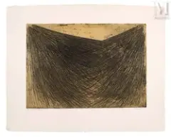 G 30-1958 Vallée by Anna-Eva Bergman, Eau-forte; épreuve, sold Apr 2023