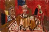 Personnages by Pierre Tal-Coat, 1936, Huile sur toile, sold Mar 2023