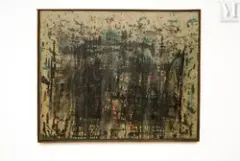 Angelus (cidade) by Antônio Bandeira, 1953, Huile sur toile, sold Mar 2023