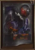 Palette, 196?-1982 by Ladislas Kijno, Acrylique sur panneau de récupération, sold Mar 2023