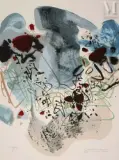 Sans titre by Chu Teh-chun, Lithographie en couleurs, épreuve, sold Mar 2023