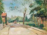 Le tramway by Kostia Terechkovitch, Huile sur toile, sold Feb 2023