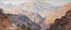 Paysage by Constant Louche, Huile sur toile d'origine, sold Dec 2022