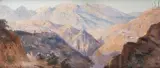 Paysage by Constant Louche, Huile sur toile d'origine, sold Dec 2022