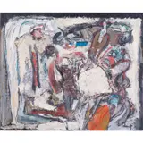 Flore des lunes rousses by Jacques Doucet, 1975, Huile sur toile, sold Jun 2018