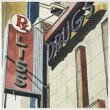 Liss drugs by Robert Cottingham, 1973, Aquarelle sur papier, sold Jun 2018