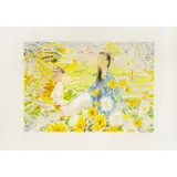 Jeunes filles au jardin by Le Pho, 1965, Lithographie en couleurs, épreuve d'artiste, signée, sold Dec 2017