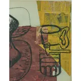 Charles-Edouard Jeanneret dit Le Corbusier by Charles-Edouard Jeanneret dit Le Corbusier, Lithographie en couleurs, signée, sold Dec 2017