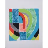 Totem - 1969 by Sonia Delaunay, Lithographie en couleurs, signée et numérotée 6/75, sold Dec 2017