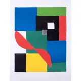 Helice rouge - circa 1970 by Sonia Delaunay, Lithographie en couleurs, signée et justifiée "HC XXV/XXV", sold Dec 2017