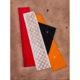 Composition rouge orangé - circa 1990 by Arthur Luiz Piza, Gravure en couleurs à la gouge, épreuve d'artiste signée, sold Dec 2017