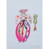 Femme et mannequin - 1995 by Niki de Saint Phalle, Lithographie en couleurs, signée et numérotée 115/250, sold Dec 2017