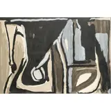 Sans titre by Bram van Velde, Lithographie en couleurs signée du monogramme à la gouache et numérotée 35/100, sold Dec 2017