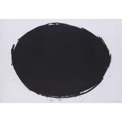 Spoleto circle - 1972 by Richard Serra, Lithographie en noir, signée et numérotée 59/65, sold Nov 2017