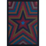 Five pointed star with color bands - 1992 by Sol LeWitt, Sérigraphie en couleurs, signée et numérotée 22/250, sold Nov 2017