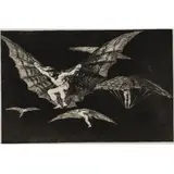 DONDE HAY GANAS, planche 13 des by Francisco Goya, aquatinte sur vergé., sold Jun 2017
