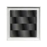 Tableau cinétique by Mariano Carrera, 1969, Bois, papier, Plexiglas, sold Jun 2017