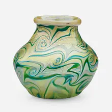 Early Glass Vase by Tiffany Studios, sold Sep 2017