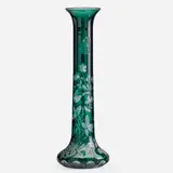 Tall Glass Vase by Bohemian, sold Sep 2017