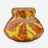 Fine Wheel-carved Vase by Tiffany Studios, sold Sep 2017