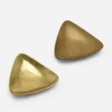 Ashtrays model 3814, pair by Carl Auböck, c. 1950, brass, sold May 2023