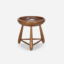 Mocho stool by Sergio Rodrigues, 1954, jacaranda, sold May 2023