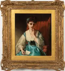 Anticipation by John Robert Dicksee, Oil on Canvas, offered Jun 2021