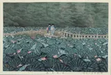 Benten Pond, Shiba by Kawase Hasui, 1929, Woodblock, offered Mar 2021