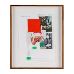Untitled by Buck Ellison, Mixed Media Collage11in. x 8 1/2in.Framed: 15in. x 12 1/2inEllison's, offered Nov 2023
