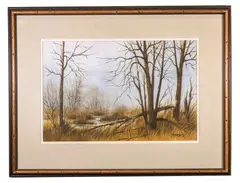 Marshland by Bill Ely, Watercolor, offered May 2022