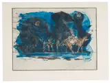 Moonwalkers by Jack, 1987, aquatint, offered May 2022