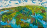 Aerial View by Don Primiano, Oil on canvas, offered May 2022