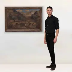 Untitled by Friedrich, Oil on canvas, offered Feb 2022