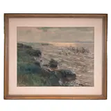 Untitled by Lajos Mendlik, Watercolor on paper, offered Feb 2022