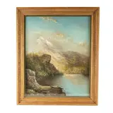 Western Landscape by George Douglas Brewerton, Pastel on paper. 1875, offered Feb 2022