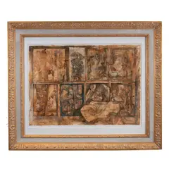 Image Continuum Thing: IV by Jak, Gouache, ink wash and mixed media on paper, offered Feb 2022