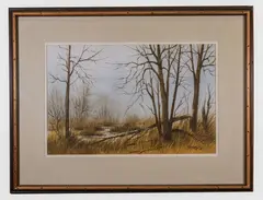 Marshland by Bill Ely, Watercolor, offered Feb 2022