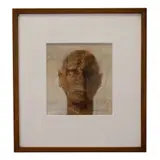 Man with Scar by William Thomson, Watercolor, offered Feb 2022