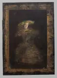 Portrait of a Woman by Mersad Berber, Gouache, gilding and mixed media on laid paper, offered Oct 2021