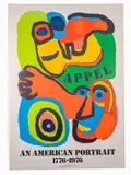 An American Portrait, 1975 by Karel Appel, lithograph, offered Oct 2021