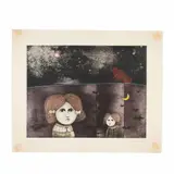 La Reunion by Leticia Tarrago, Etching with screen print, offered Oct 2021