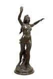 La Seve / 'Metamorphoses of Daphne - late 19th / early 20th century by Raoul François Larche, bronze sculpture, sold Sep 2024