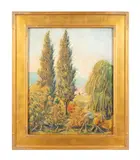 Untitled (Landscape) by Edwin Ambrose Webster, oil on canvas, sold Oct 2024